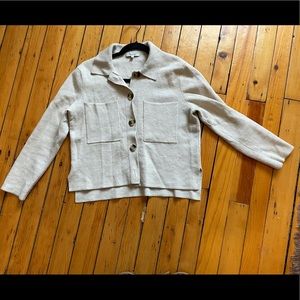 Madewell Chore Sweater Jacket used. Shrunken fits more like XS
